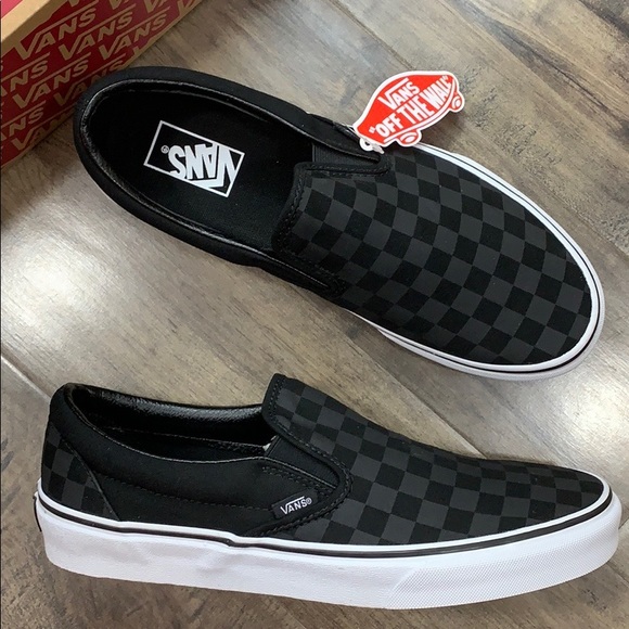 VANS CLASSIC SLIP ON CHECKERBOARD black WMNS - Picture 3 of 16